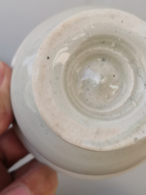 古玩陶瓷影青高足蓋盒拍賣，當前價格280元