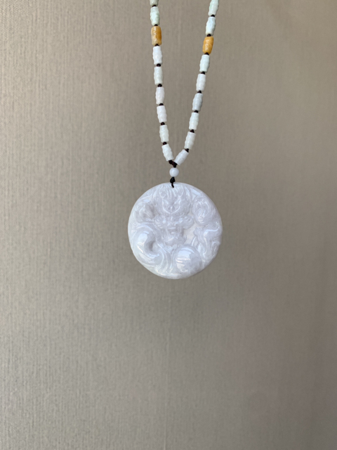 古玩玉器翡翠牌拍賣(mài)，當(dāng)前價(jià)格850元
