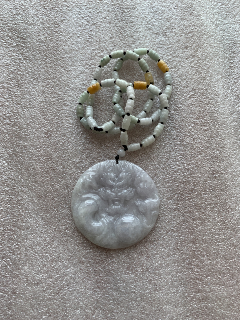 古玩玉器翡翠牌拍賣(mài)，當(dāng)前價(jià)格850元