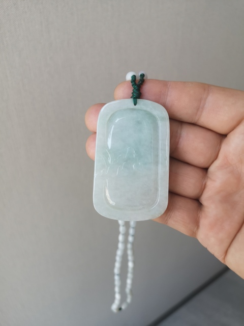 古玩玉器翡翠龍牌拍賣,當前價格850元