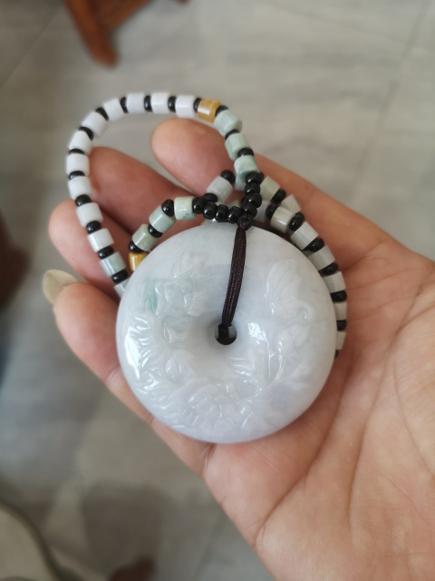 古玩玉器翡翠平安圈拍賣，當前價格680元