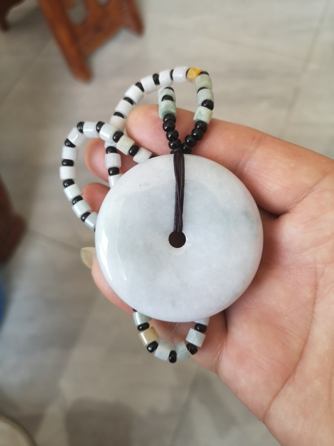 古玩玉器翡翠平安圈拍賣，當前價格680元