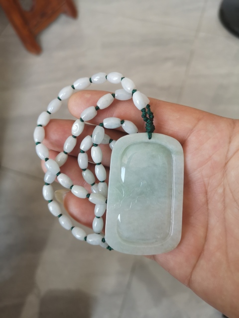 古玩玉器翡翠龍牌拍賣,當前價格850元