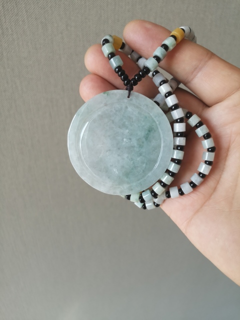 古玩玉器翡翠龍牌拍賣,當前價格850元