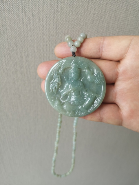 古玩玉器觀音拍賣,當前價格680元
