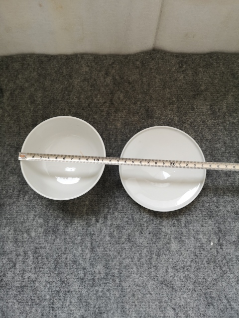 古玩陶瓷山水詩紋青花蓋碗拍賣，當前價格398元