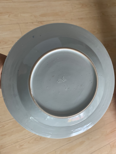 古玩陶瓷乾隆花卉紋青花盤拍賣,當前價格1999元