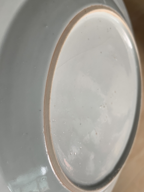 古玩陶瓷乾隆花卉紋青花盤拍賣,當前價格1999元