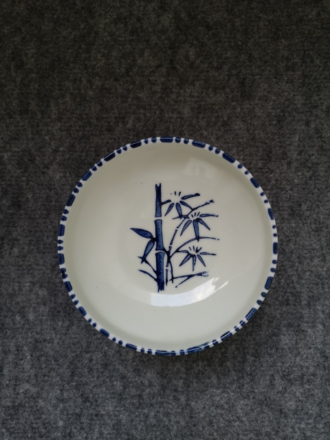 古玩陶瓷青花竹紋疊盒拍賣，當前價格160元