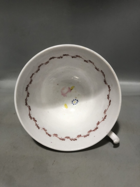 古玩陶瓷清晚粉彩耳杯拍賣，當(dāng)前價(jià)格588元