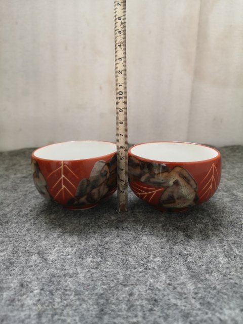 古玩陶瓷窯變紅釉杯拍賣,當前價格100元