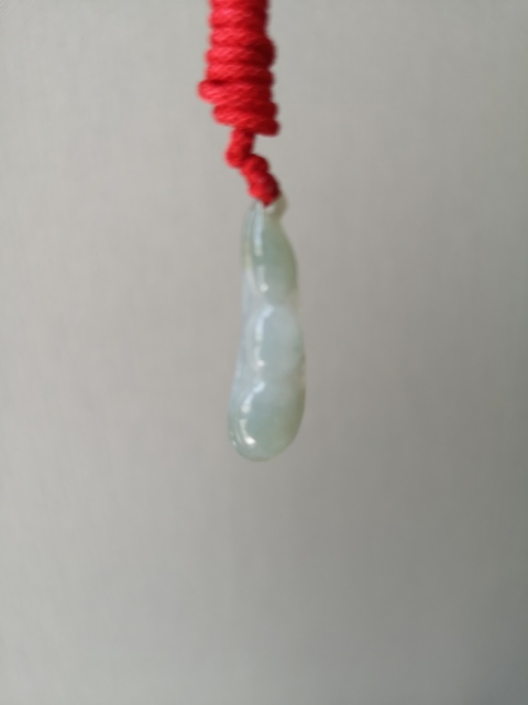 古玩玉器翡翠福豆拍賣,當前價格120元