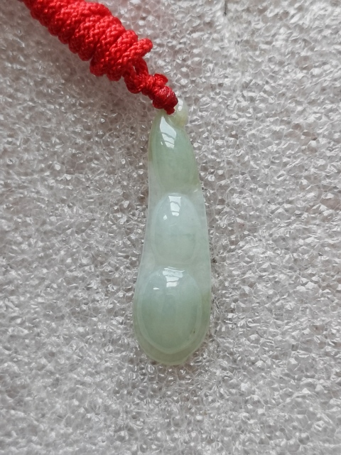 古玩玉器翡翠福豆拍賣,當前價格120元