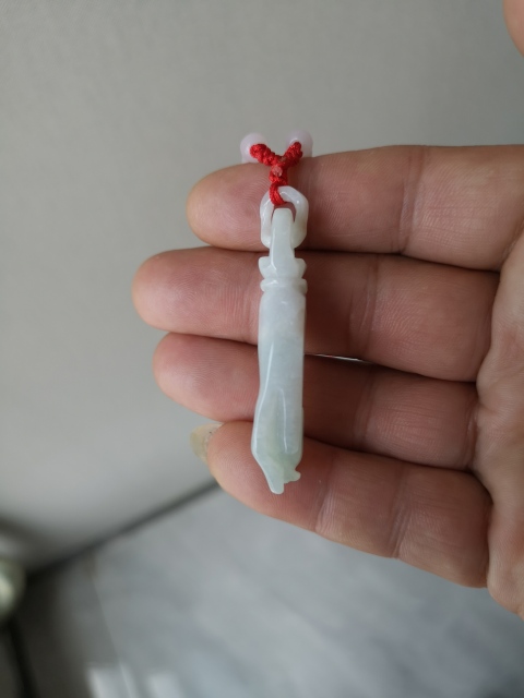 古玩玉器翡翠佛手(福壽)掛件拍賣,當前價格150元