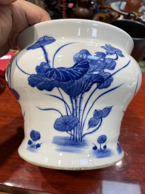 古玩陶瓷清青花廣口尊拍賣,當前價格6800元