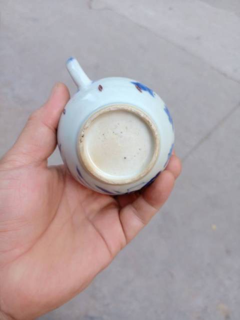 古玩陶瓷清早青花注壺拍賣，當前價格980元