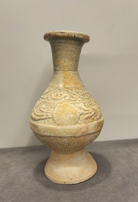 古玩陶瓷宋元 影青印花瓶拍賣，當前價格9999元