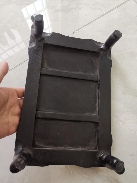 古玩陶瓷紫檀木底座拍賣，當前價格750元