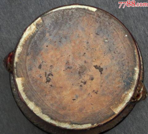 古玩陶瓷祭紅釉雙鋪首香爐拍賣,當(dāng)前價(jià)格1600元