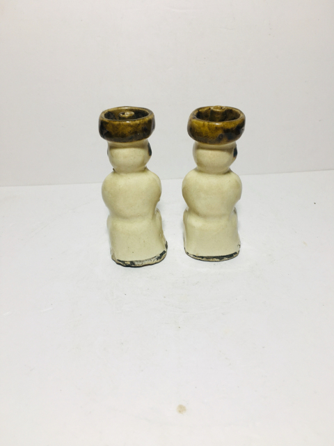 古玩陶瓷磁州窯人物燭臺一對拍賣,當前價格0元