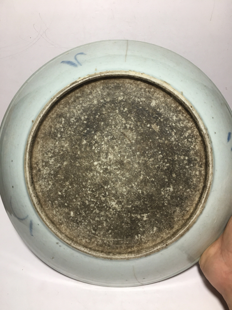 古玩陶瓷（精美細路）青花釉里紅喜上眉梢紋大盤拍賣，當前價格0元
