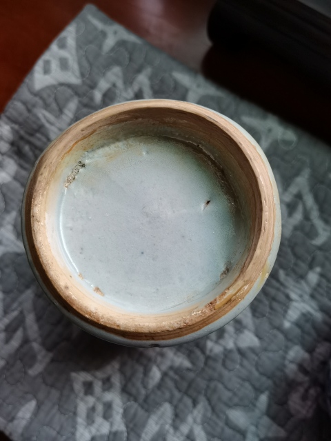 古玩陶瓷淡描青花花卉紋梅瓶拍賣，當前價格2300元