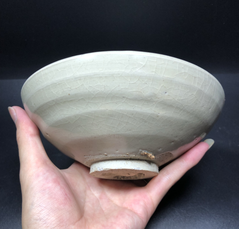 古玩陶瓷宋元青白釉碗拍賣，當前價格1999元