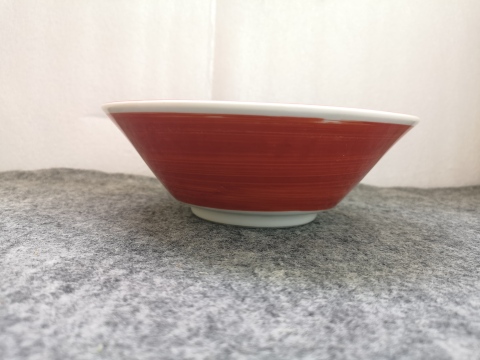 古玩陶瓷大清乾隆年制款紅釉鳳紋碗拍賣,當(dāng)前價(jià)格260元