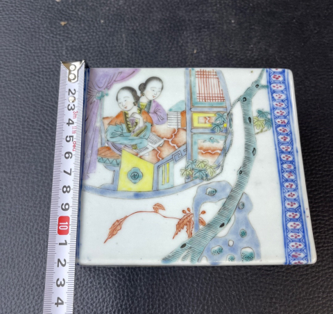 古玩陶瓷粉彩仕女圖脈枕（帶域鑒保真卡）拍賣，當(dāng)前價格6880元