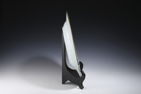 古玩陶瓷清雍正·粉彩飛黃騰達紋大盤拍賣，當前價格3000元