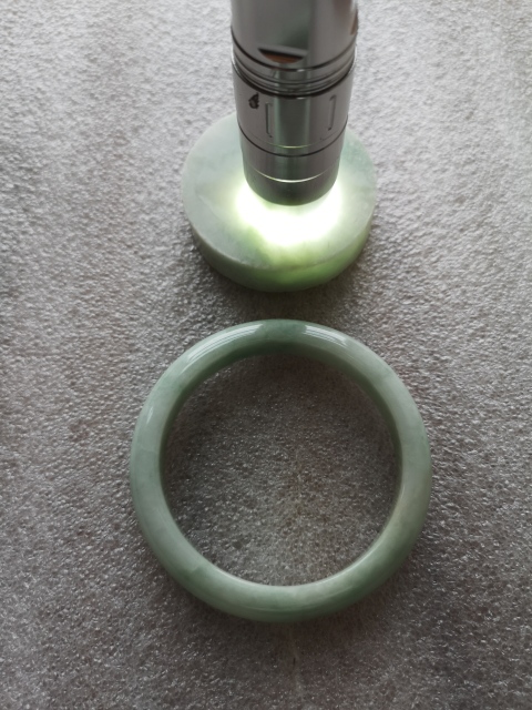 古玩玉器翡翠鐲拍賣，當前價格850元