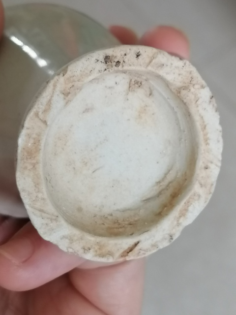 古玩陶瓷清代青白釉瓶觀音賞瓶拍賣，當(dāng)前價(jià)格800元