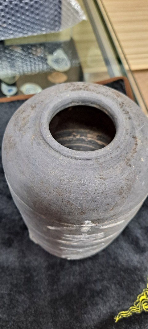 古玩陶瓷秦漢陶倉一對拍賣，當前價格6000元