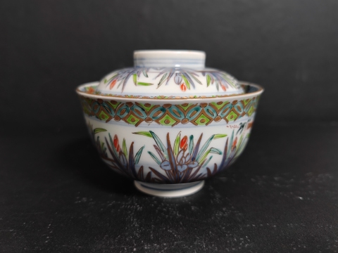 古玩陶瓷青花加彩描金蓋碗拍賣,當(dāng)前價(jià)格2000元