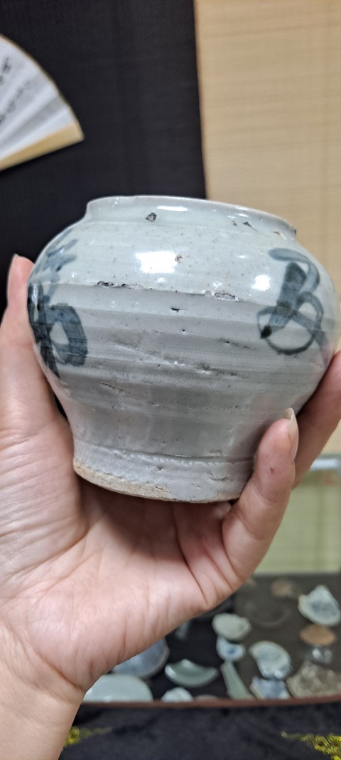 古玩陶瓷明青花福字蓋罐拍賣,當前價格2800元