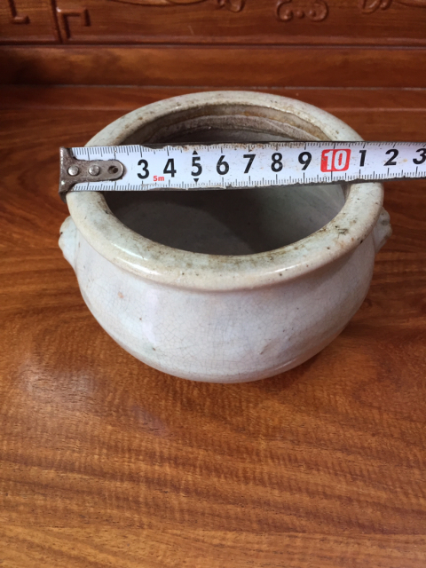 古玩陶瓷(清末民初)哥釉鋪首爐拍賣,當(dāng)前價(jià)格0元