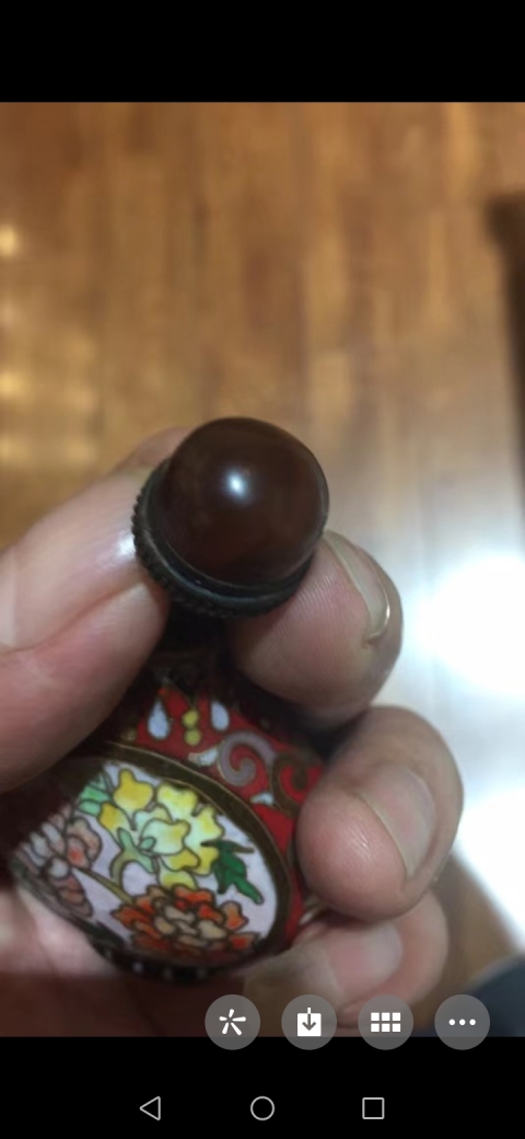 古玩雜項景泰藍鼻煙壺拍賣,當前價格600元