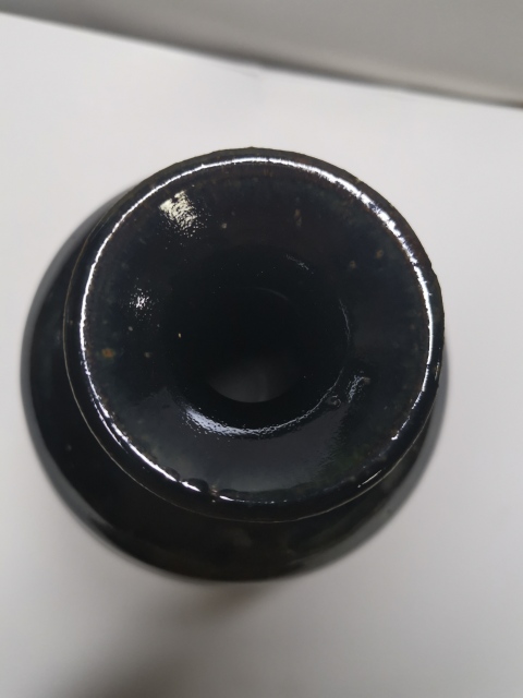 古玩陶瓷元末明初，磁州窯黑釉樽拍賣，當前價格666元