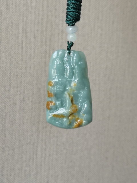 古玩玉器翡翠牌拍賣,當前價格298元