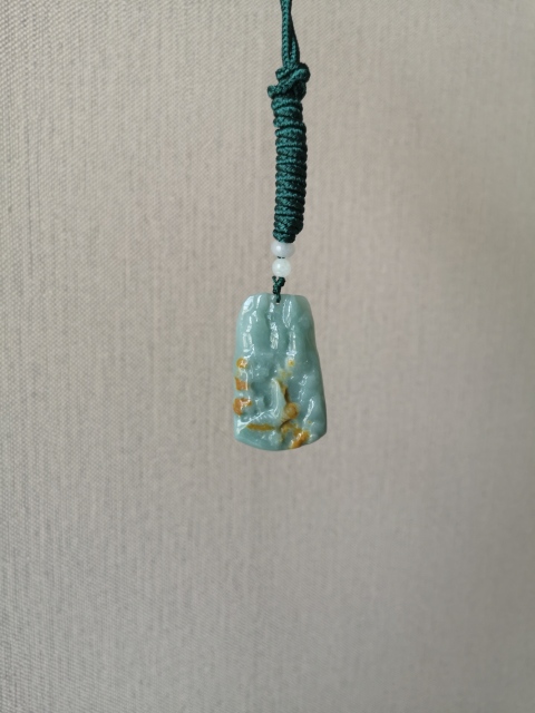 古玩玉器翡翠牌拍賣,當前價格298元