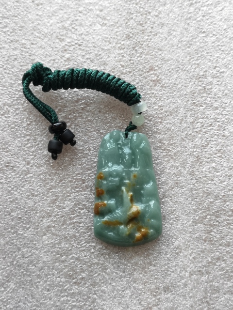 古玩玉器翡翠牌拍賣,當前價格298元