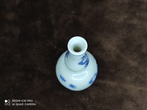 古玩陶瓷青花三秋圖葫蘆瓶拍賣,當前價格1999元