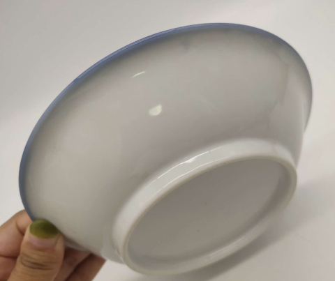 古玩陶瓷嬰戲紋青花盤拍賣，當前價格150元