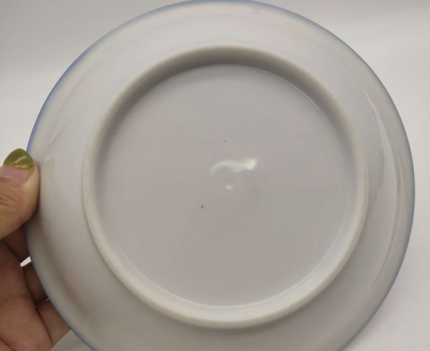 古玩陶瓷嬰戲紋青花盤拍賣，當前價格150元