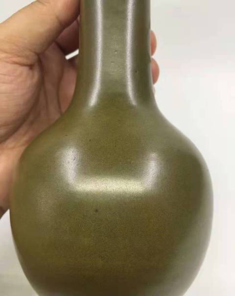 古玩陶瓷茶葉末釉天球瓶拍賣,當前價格22000元