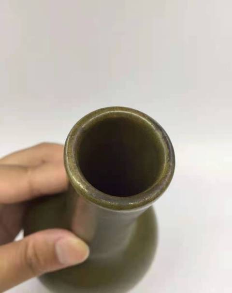 古玩陶瓷茶葉末釉天球瓶拍賣,當前價格22000元