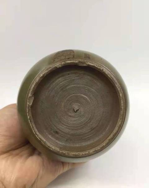 古玩陶瓷茶葉末釉天球瓶拍賣,當前價格22000元