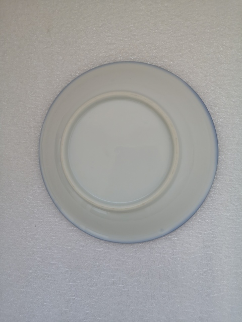 古玩陶瓷嬰戲紋青花盤拍賣，當前價格150元