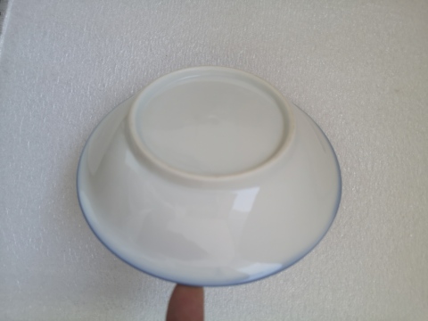 古玩陶瓷嬰戲紋青花盤拍賣，當前價格150元