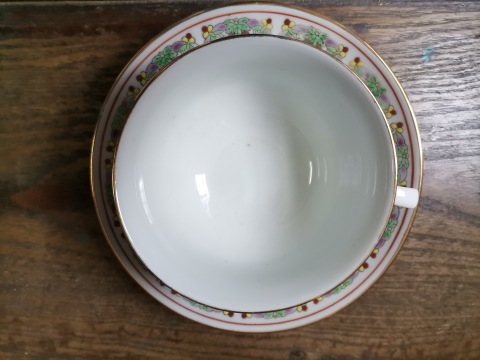 古玩陶瓷創匯.花果紋彩瓷茶器399拍賣,當前價格399元